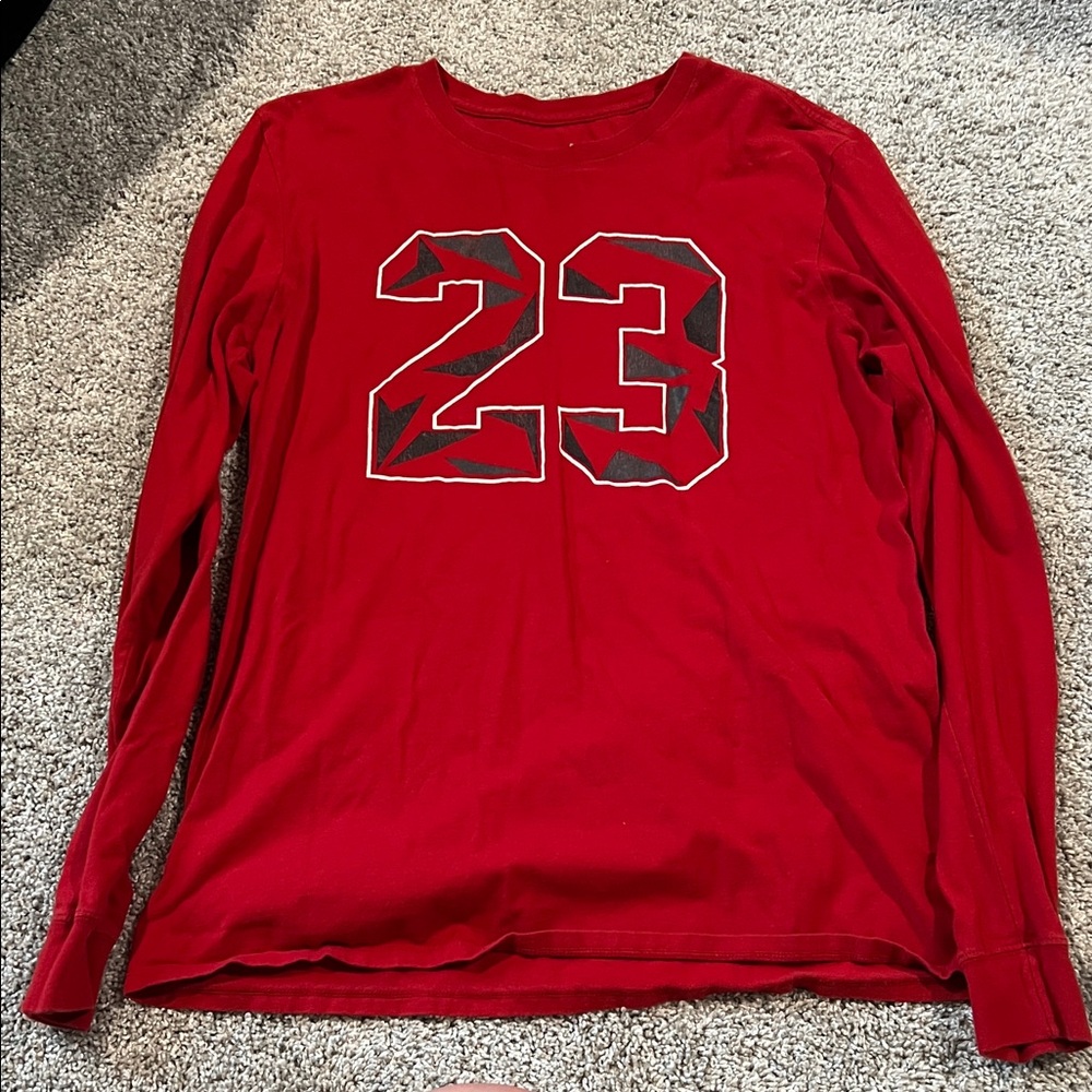 Red Jordan Long-Sleeve